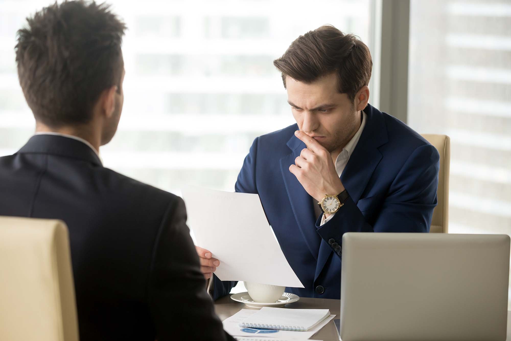 boss-worrying-because-company-bad-annual-report