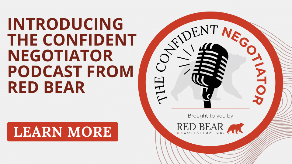 introducing the confident negotiator podcast from red bear